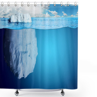 Personality  South And North Pole And All Things Related Shower Curtains