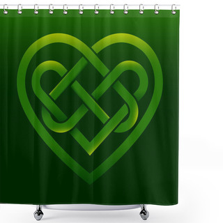 Personality  Vector Hearts Collection Shower Curtains