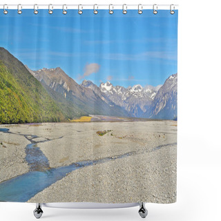 Personality  Mountain View Shower Curtains