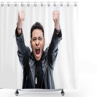 Personality  African American Rocker Shower Curtains