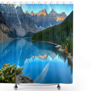 Personality  Moraine Lake Shower Curtains