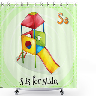 Personality  Letter S Shower Curtains