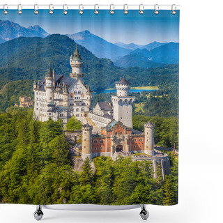 Personality  Neuschwanstein Fairytale Castle Near Fussen, Bavaria, Germany Shower Curtains