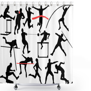 Personality  Athletics Shower Curtains