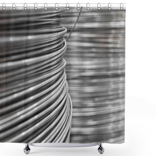Personality  Steel Wire Shower Curtains