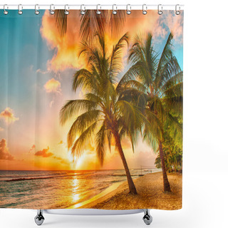 Personality  Barbados Shower Curtains