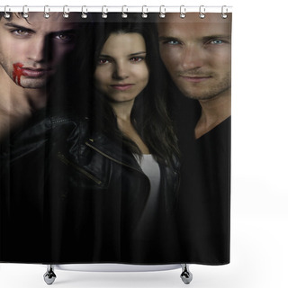 Personality  A Vampire Story - Romance Between Vampire Shower Curtains