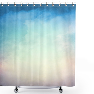 Personality  Textured Gradient Cloudscape Shower Curtains