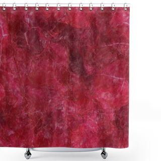 Personality  Ruby Crystal Shower Curtains