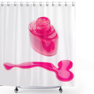 Personality  Nail Polish Shower Curtains