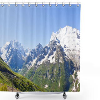 Personality  Caucasus Mountains In Russia Shower Curtains