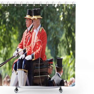 Personality  Trooping Of The Colour  Shower Curtains