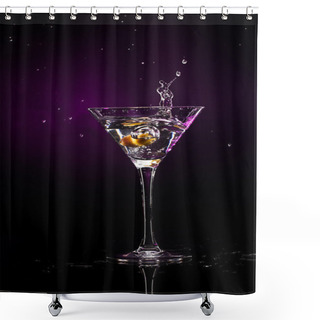 Personality  Martini Shower Curtains