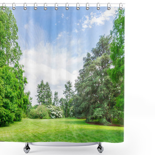 Personality  Fresh Meadow Landscape Shower Curtains
