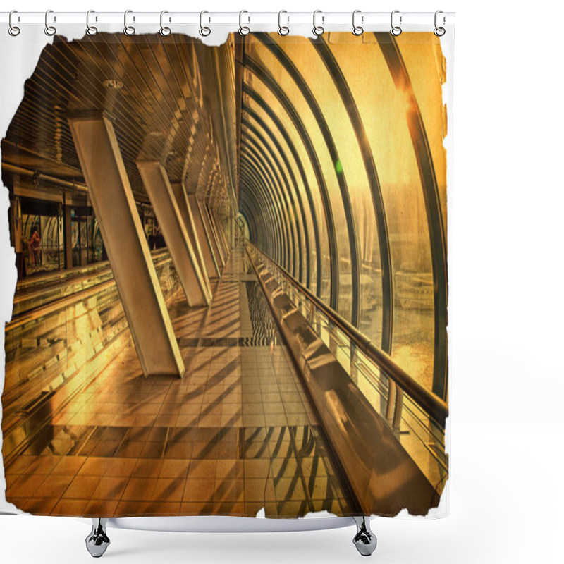 Personality  Under Old Times. Bridge Shower Curtains