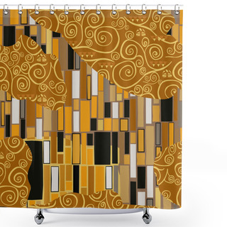 Personality  Vector Seamless Pattern Shower Curtains