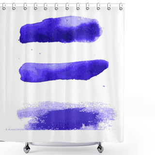 Personality  Grunge Ink Strokes Shower Curtains