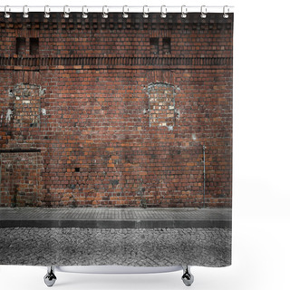 Personality  Old Grunge Urban Background Shower Curtains