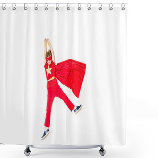 Personality  Flying Superhero Boy Shower Curtains