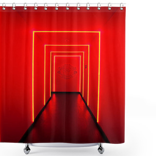 Personality  MANCHESTER, ENGLAND : Old Trafford Stadium Shower Curtains