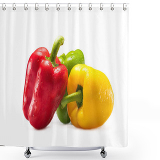 Personality  Fresh Bell Peppers  Shower Curtains