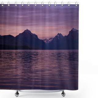 Personality  Mountains And The Lake Shower Curtains