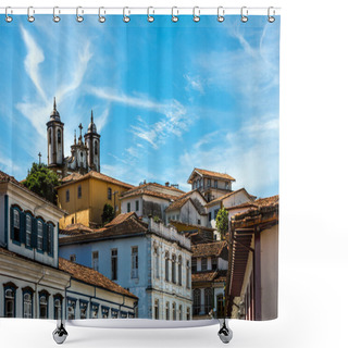 Personality  City Of Ouro Preto In Minas Gerais, Brazil Shower Curtains