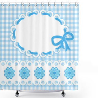 Personality  Baby Card Shower Curtains