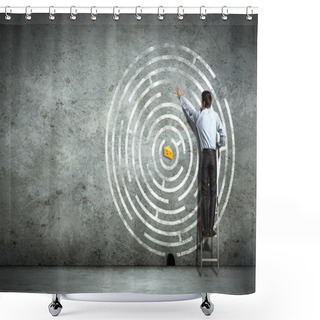Personality  Business Decision Making Shower Curtains