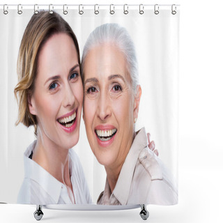 Personality  Adult Daughter And Mother Shower Curtains