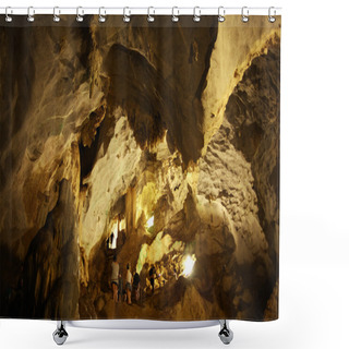 Personality  Stalactite Cave Spelunking Shower Curtains