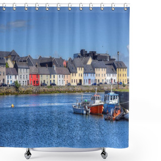 Personality  The Claddagh Galway In Galway, Ireland. Shower Curtains