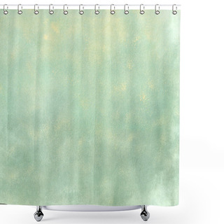 Personality  Pale Green Wall Grunge Texture Or Background  Shower Curtains
