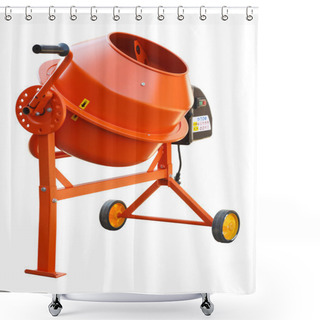 Personality  Concrete Mixer Shower Curtains