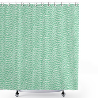 Personality  Linear Seamless Vector Pattern With Zigzag Lines Shower Curtains