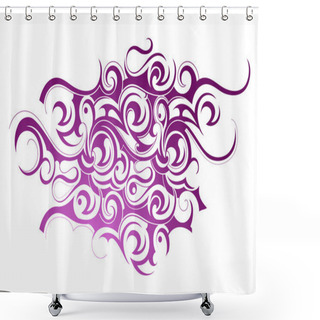 Personality  Tribal Shape Shower Curtains