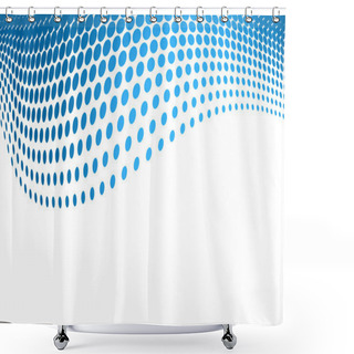 Personality  Dots Background Shower Curtains
