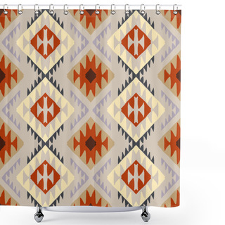Personality  Navajo Tribal Ornament. Shower Curtains