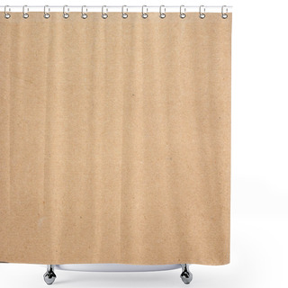 Personality  Brown Corrugated Cardboard Useful As A Background, Soft Pastel Colour Shower Curtains