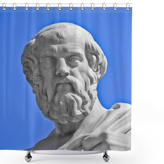 Personality  Plato The Philosopher Shower Curtains