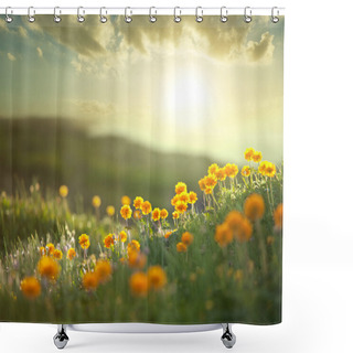 Personality  Meadow Shower Curtains