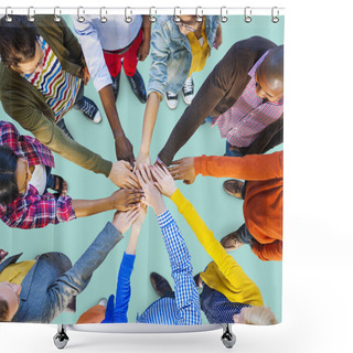 Personality  Team Teamwork Collaboration Concept Shower Curtains