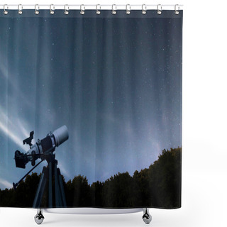 Personality  Astronomical Telescope Night Sky Constellation Ursa Major, Ursa  Shower Curtains