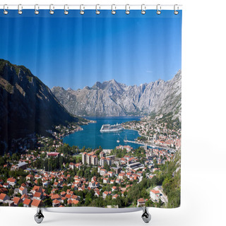 Personality  Kotor Cityscape Shower Curtains