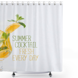 Personality  Lemonade Shower Curtains