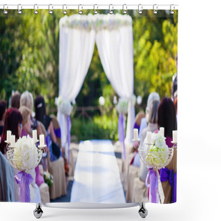 Personality  Wedding Ceremony Shower Curtains