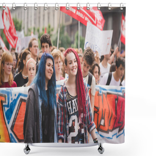 Personality  Students Manifestation In Milan Shower Curtains