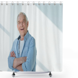 Personality  Stylish Senior Man Shower Curtains