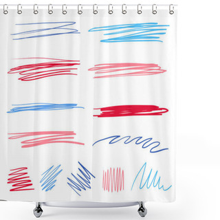 Personality  Illustration. Art Creation Shower Curtains