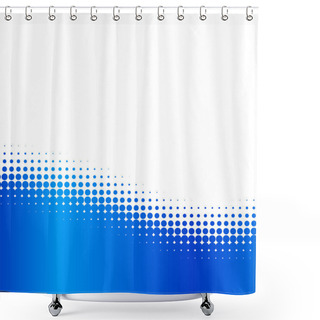 Personality  Abstract Halftone Background. Shower Curtains